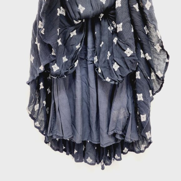 Free People Dress Womens Sleeveless Black & White Print Rayon Blend Size S - Picture 9 of 13